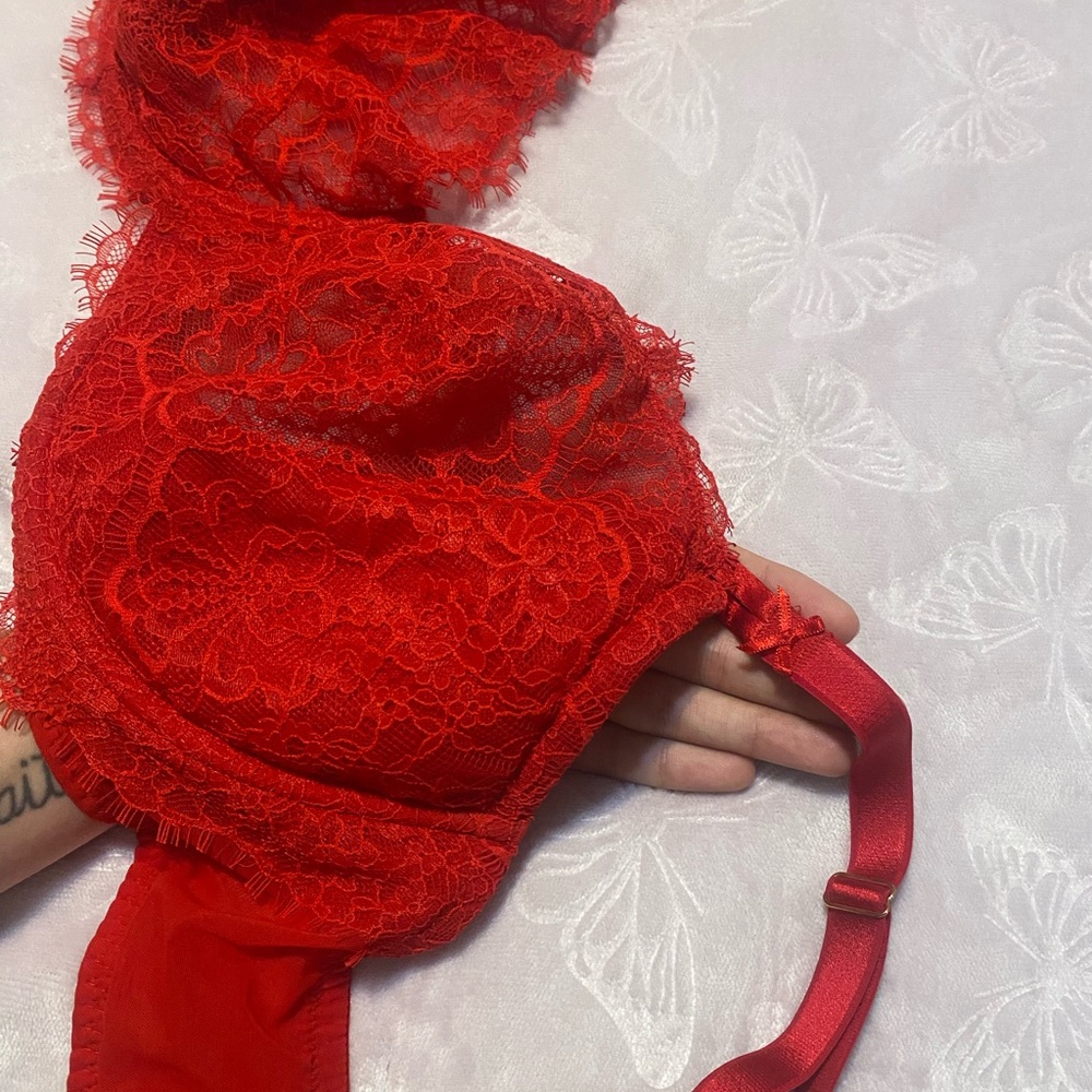 Victoria's Secret Vibrant Red Lingerie